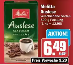 AEZ Melitta Auslese Angebot