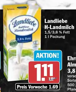 AEZ Landliebe H-Landmilch Angebot