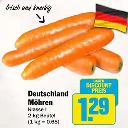 AEZ Deutschland Möhren Angebot