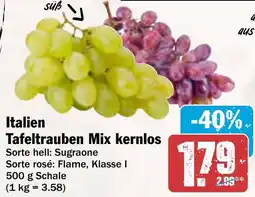 AEZ Italien Tafeltrauben Mix kernlos Angebot