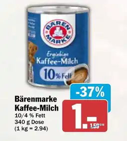 AEZ Bärenmarke Kaffee-Milch Angebot