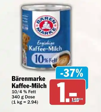AEZ Bärenmarke Kaffee-Milch Angebot