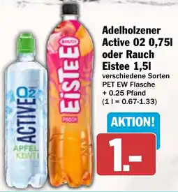 AEZ Adelholzener Active 02 oder Rauch Eistee Angebot