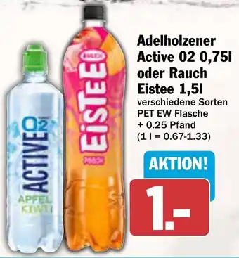 AEZ Adelholzener Active 02 oder Rauch Eistee Angebot