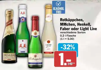 AEZ Rotkäppchen, MMchen, Henkell, Faber oder Light Live Angebot