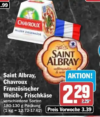 AEZ Saint Albray, Chavroux Französischer Weich-, Frischkäse Angebot