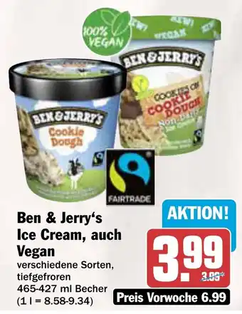 AEZ Ben & Jerry's Ice Cream, auch Vegan Angebot