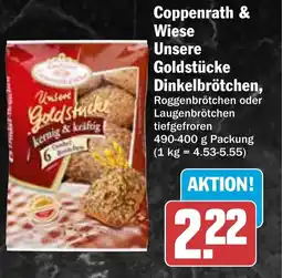 AEZ Coppenrath & Wiese Unsere Goldstücke Dinkelbrötchen, Roggenbrötchen oder Laugenbrötchen Angebot