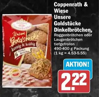 AEZ Coppenrath & Wiese Unsere Goldstücke Dinkelbrötchen, Roggenbrötchen oder Laugenbrötchen Angebot
