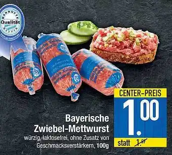 E-Center Bayerische Zwiebel-mettwurst Angebot