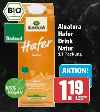 AEZ Alnatura Hafer Drink Natur Angebot