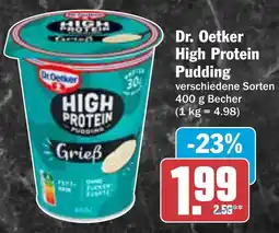 AEZ Dr Oetker High Protein Pudding Angebot