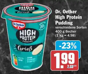 AEZ Dr Oetker High Protein Pudding Angebot