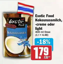 AEZ Exotic Food Kokosnussmilch, -creme oder light Angebot