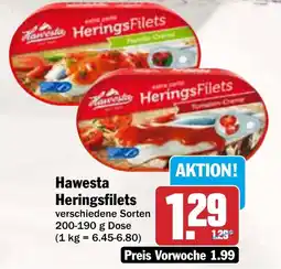 AEZ Hawesta Heringsfilets Angebot
