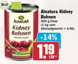 AEZ Alnatura Kidney Bohnen Angebot