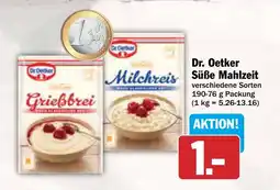AEZ Dr. Oetker Milchreis Süße Mahlzeit Angebot