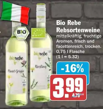 AEZ Bio Rebe Rebsortenweine Angebot