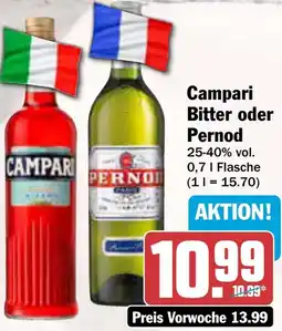 AEZ Campari Bitter oder Pernod Angebot