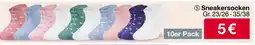Woolworth Sneakersocken Angebot