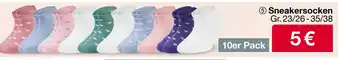 Woolworth Sneakersocken Angebot