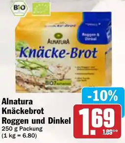 AEZ Alnatura Knäckebrot Roggen und Dinkel Angebot