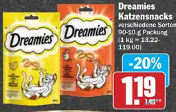 AEZ Dreamies Katzensnacks Angebot