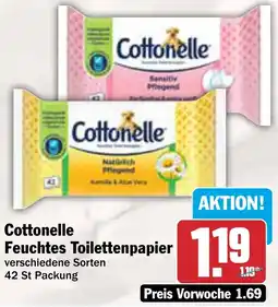 AEZ Cottonelle Feuchtes Toilettenpapier Angebot
