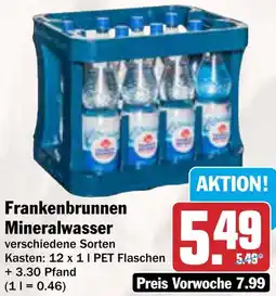 AEZ Frankenbrunnen Mineralwasser Angebot