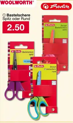 Woolworth Herlitz Bastelschere Angebot