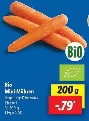 Lidl Bio Mini Möhren Angebot