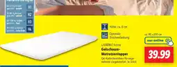 Lidl LIVARNO home Gelschaum- Matratzentopper Angebot