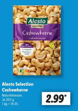 Lidl Alesto Selection Cashewkerne Angebot