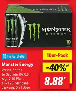Lidl Monster Energy Angebot