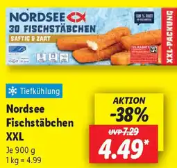 Lidl Nordsee Fischstäbchen XXL Angebot