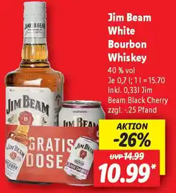 Lidl Jim Beam White Bourbon Whiskey Angebot