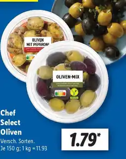 Lidl Chef Select Oliven Angebot