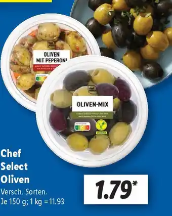 Lidl Chef Select Oliven Angebot