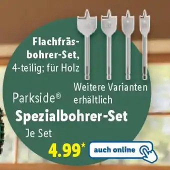 Lidl Flachfräs- bohrer-Set, 4-teilig Angebot