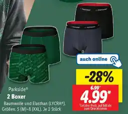 Lidl Parkside 2 Boxer Angebot
