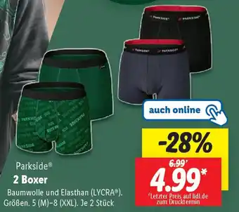 Lidl Parkside 2 Boxer Angebot