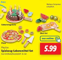Lidl Playtive Spielzeug-Lebensmittel-Set Angebot