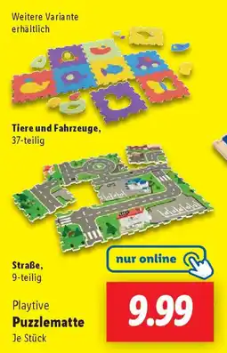 Lidl Playtive Puzzlematte Angebot