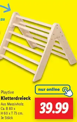 Lidl Playtive Kletterdreieck Angebot