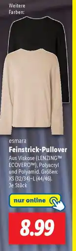 Lidl esmara Feinstrick-Pullover Angebot