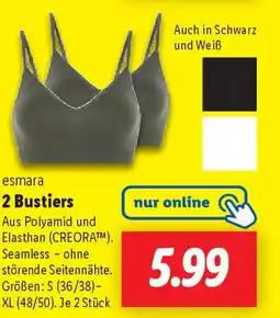 Lidl esmara 2 Bustiers Angebot