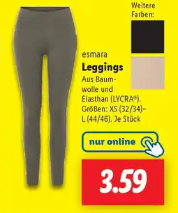 Lidl esmara Leggings Angebot