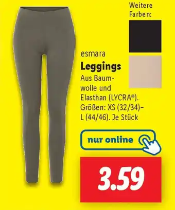 Lidl esmara Leggings Angebot