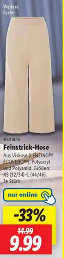 Lidl esmara Feinstrick-Hose Angebot