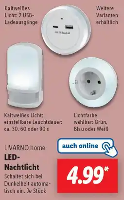 Lidl LIVARNO home LED- Nachtlicht Angebot